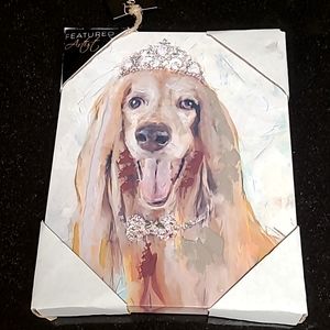 👑Royalty Dog Canvas Art